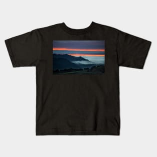 Carmel Valley Sunset Kids T-Shirt